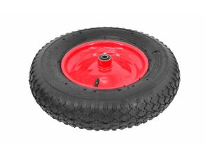 AWTOOLS KOŁO DO TACZKI PNEUMATYCZNE 400 FELGA METAL, ŁOŻYSKO+OŚ, 2 WARSTWY, 2 ATM