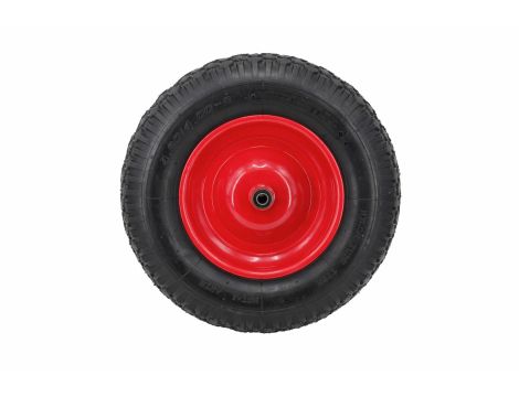 AWTOOLS KOŁO DO TACZKI PNEUMATYCZNE 400 FELGA METAL, ŁOŻYSKO+OŚ, 2 WARSTWY, 2 ATM - 3