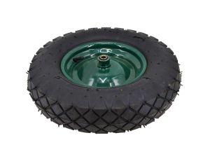 AWTOOLS KOŁO DO TACZKI PNEUMATYCZNE 400, FELGA METAL, ŁOŻYSKO+OŚ, 4 WARSTWY, 1,7 ATM