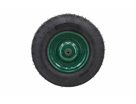 AWTOOLS KOŁO DO TACZKI PNEUMATYCZNE 400, FELGA METAL, ŁOŻYSKO+OŚ, 4 WARSTWY, 1,7 ATM - 2