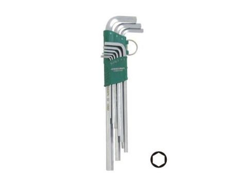 JONNESWAY IMBUSY 9 elem. BARDZO DŁUGIE (1,5-10) BEZPOSLIZGOWE  H03SM109S