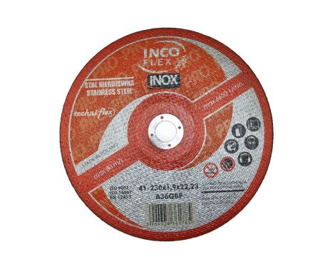 INCOFLEX TARCZA DO METALU INOX 230 x 1,9mm