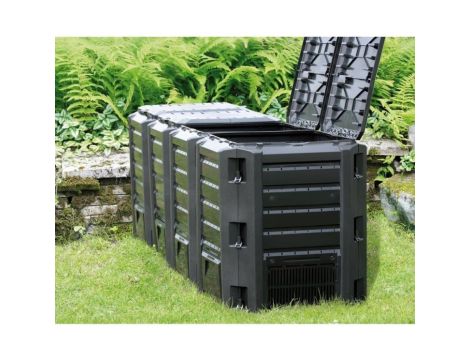 PROSPERPLAST KOMPOSTOWNIK 1600L CZARNY 261 x 83 x 72cm - 3