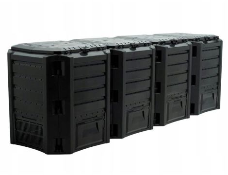 PROSPERPLAST KOMPOSTOWNIK 1600L CZARNY 261 x 83 x 72cm - 4