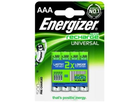 ENERGIZER AKUMULATOR HR03/4 AAA UNI 500MAH