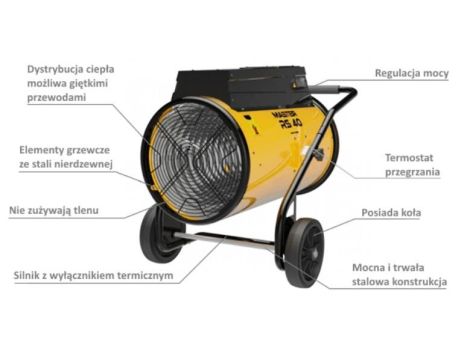 MASTER NAGRZEWNICA ELEKTRYCZNA RS40 40kW 400V - 2