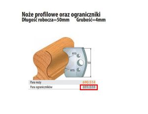 CMT OGRANICZNIKI NOŻY PROFILOWYCH 50mm   691.514