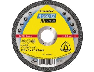 KLINGSPOR TARCZA DO CIĘCIA METALU 125mm x 1,0mm x 22,2mm A960 TZ Special - image 2