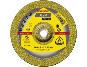 KLINGSPOR TARCZA DO SZLIFOWANIA METALU 125mm x 6,0mm x 22,2mm A24 Extra 10+2 WYPUKŁA 12szt. - image 2