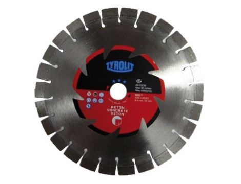 TYROLIT TARCZA DIAMENTOWA DO BETONU DCC PREMIUM 125 x 22,2mm C6W