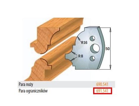 CMT OGRANICZNIKI NOŻY PROFILOWYCH 50mm   691.541