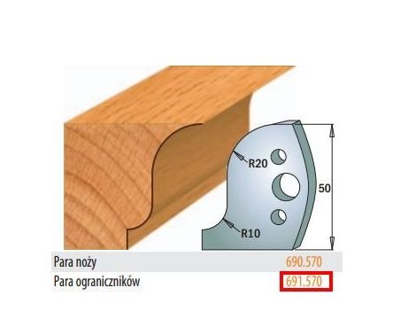 CMT OGRANICZNIKI NOŻY PROFILOWYCH 50mm   691.570