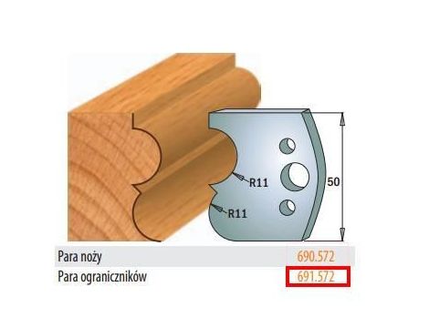 CMT OGRANICZNIKI NOŻY PROFILOWYCH 50mm   691.5572
