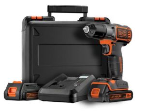 BLACK+DECKER WIERTARKO-WKRĘTARKA 18V 2 x 1,5AH LI-ION AUTOSENSE + WALIZKA ASD18KB