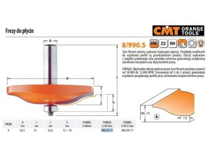 CMT FREZ DO PŁYCIN HM D=85,5 I=15 T=15-18 S=12  A