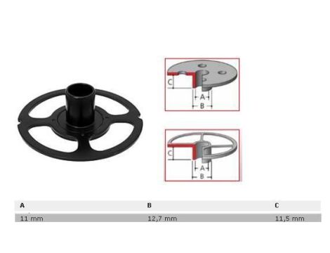 SZABLON 12,7mm  DO RP0910/1110C - 2