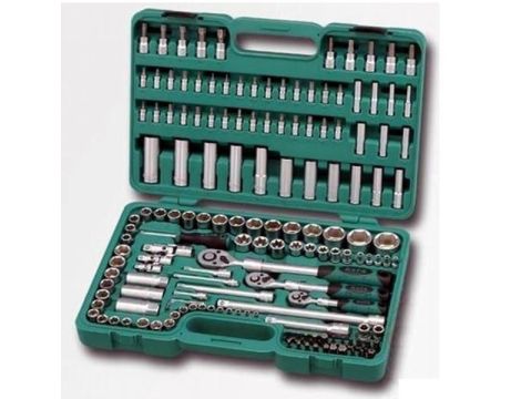 HONITON ZESTAW KLUCZY 155 ELEMENTÓW 1/4"-3/8"-1/2"   H4351