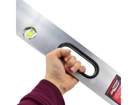 AWTOOLS ŁATA MURARSKA POMIAROWA PION / POZIOM 400cm  Z UCHWYTAMI - 2