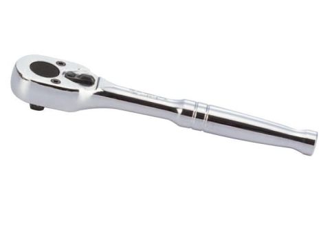 KING TONY GRZECHOTKA 3/8" 32 ZĘBY 200mm CHROM, UCHWYT POLEROWANY