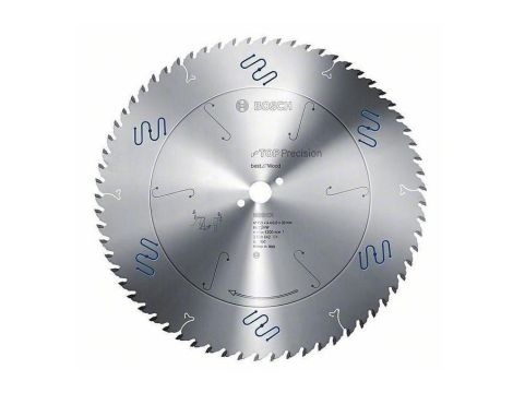 BOSCH PIŁA TARCZOWA WOOD TOP PRECISION 254x30mm 60-ZĘBÓW 2608642102