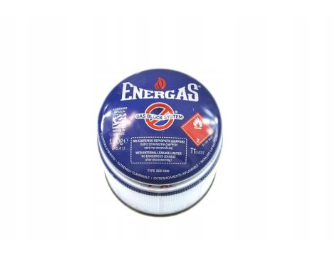 IDEALGAS NABÓJ GAZU PROPAN-BUTAN 190g Z ZAWOREM GAS BLOCK SYSTEM