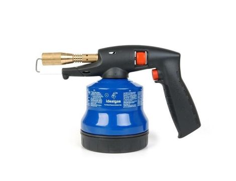 IDEALGAS PALNIK LUTOWNICZY / LAMPA LUTOWNICZA NA NABOJE ZAPŁON PIEZOELEKTRYCZNY + 4 NABOJE