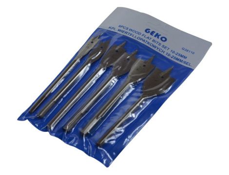 WIERTŁO ŁOPATKOWE KOMPLET 6szt. 10 - 25mm / 140mm - 3