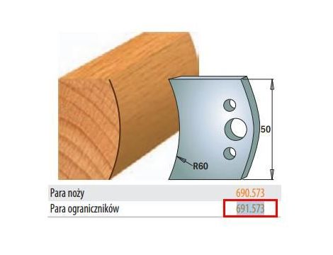 CMT OGRANICZNIKI NOŻY PROFILOWYCH 50mm   691.573
