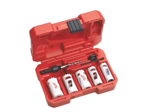 MILWAUKEE ZESTAW OTWORNIC BIMETALOWYCH  7szt. 19,22,25,29,38mm