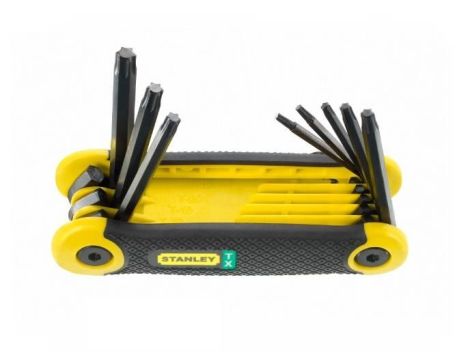 STANLEY KLUCZE TORX  8 elem.SKŁADANE T9-40