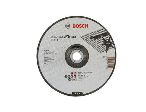 BOSCH TARCZA DO METALU 230mm x 1,6mm STANDARD FOR INOX 2608601514