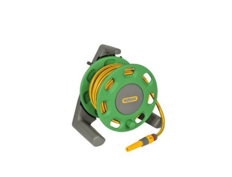 HOZELOCK BĘBEN STOJĄCY Z WĘŻEM 15m 1/2" + KOŃCÓWKI /2385