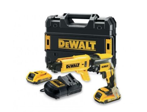 DEWALT WKRĘTARKA DO PŁYT KARTONOWO - GIPSOWYCH 18V 30Nm 2 x 5,0Ah LI-ION BRUSHLESS TSTAK +DCF6202