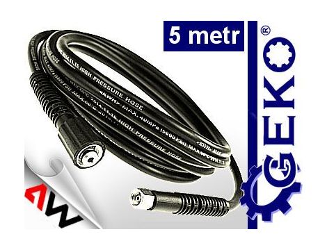 WĄŻ DO MYJKI WYSOKOCIŚNIENIOWEJ 5m/GEKO