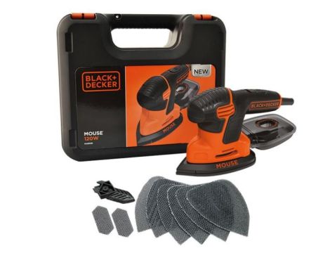 BLACK+DECKER SZLIFIERKA OSCYLACYJNA WIELOFUNKCYJNA 120W KA2500K