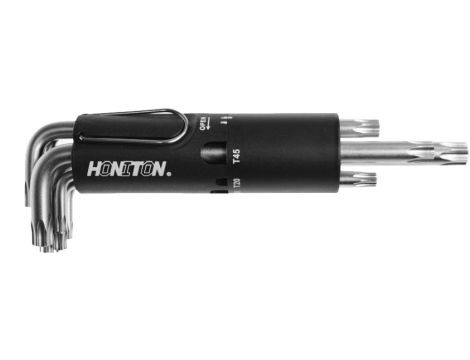 HONITON KLUCZE TORX TYP L KOMPLET 8 elem. T10,T15,T20,T25,T30,T40,T45,T50