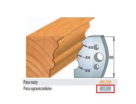 CMT OGRANICZNIKI NOŻY PROFILOWYCH 50mm   691.509