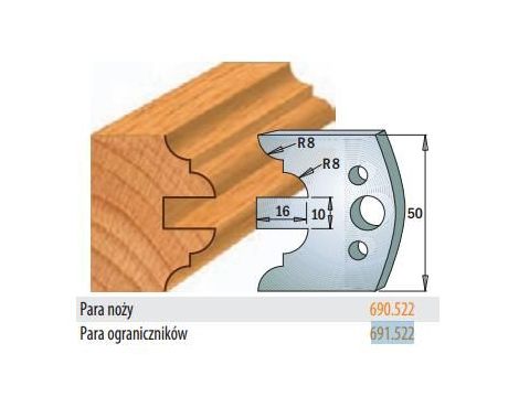 CMT OGRANICZNIKI NOŻY PROFILOWYCH 50mm   691.522