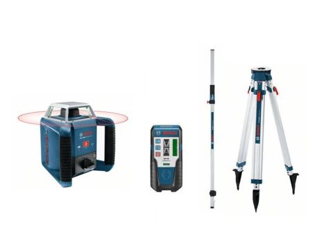 BOSCH LASER OBROTOWY GRL 400 H +ODBIORNIK LR 1 +STATYW BT 170HD +ŁATA GR 240 061599403U