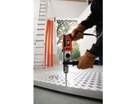 BLACK+DECKER WIERTARKA UDAROWA 1100W WALIZKA KR1102K - 2