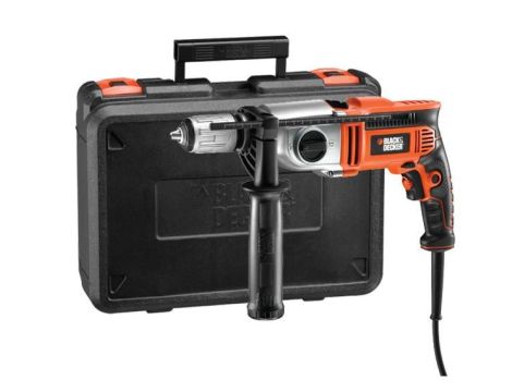 BLACK+DECKER WIERTARKA UDAROWA 1100W WALIZKA KR1102K - 3