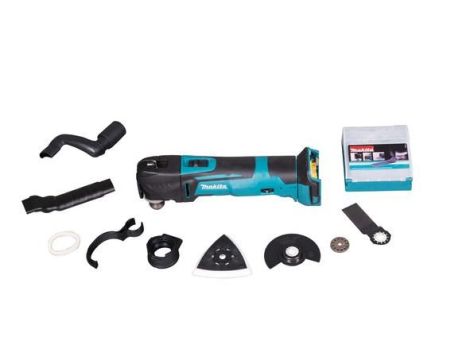 MAKITA NARZĘDZIE WIELOFUNKCYJNE 18V LI-ION BEZ AKUMULATORÓW I ŁADOWARKI + AKCESORIA, DTM51ZX1