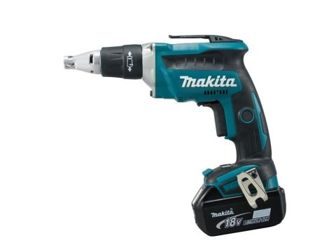 MAKITA WKRĘTARKA DO PŁYT KARTONOWO - GIPSOWYCH 18V 2 x 3,0Ah LI-ION DFS452RFE