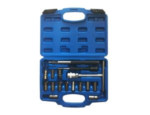 SATRA ZESTAW FREZÓW DO GNIAZD WTRYSKIWACZY 17szt.