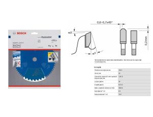 BOSCH PIŁA TARCZOWA EXPERT 192 x 20mm 38-ZĘBÓW STAL SZLACHETNA, INOX 2608644288