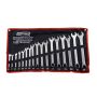 AWTOOLS KLUCZE PŁASKO-OCZKOWE KOMPLET 17elem. 6,7,8,9,10,11,12,13,14,15,16,17,18,19,20,21,22 mm - 2