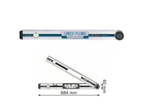 BOSCH KĄTOMIERZ CYFROWY GAM 270 MFL 0601076400