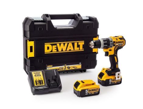 DEWALT WIERTARKO-WKRĘTARKA UDAROWA 18V 70/27Nm 2x5,0Ah LI-ION BRUSHLESS WALIZKA TSTAK DCD796P2