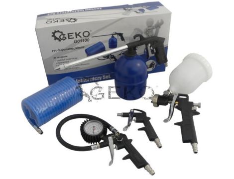 GEKO ZESTAW NARZĘDZI PNEUMATYCZNYCH  5 elem.