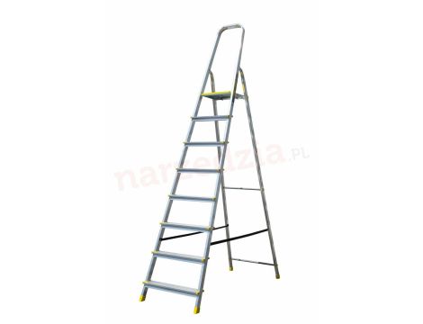 BAYERSYSTEM DRABINA ALUMINIOWA 120kg  8 STOPNI